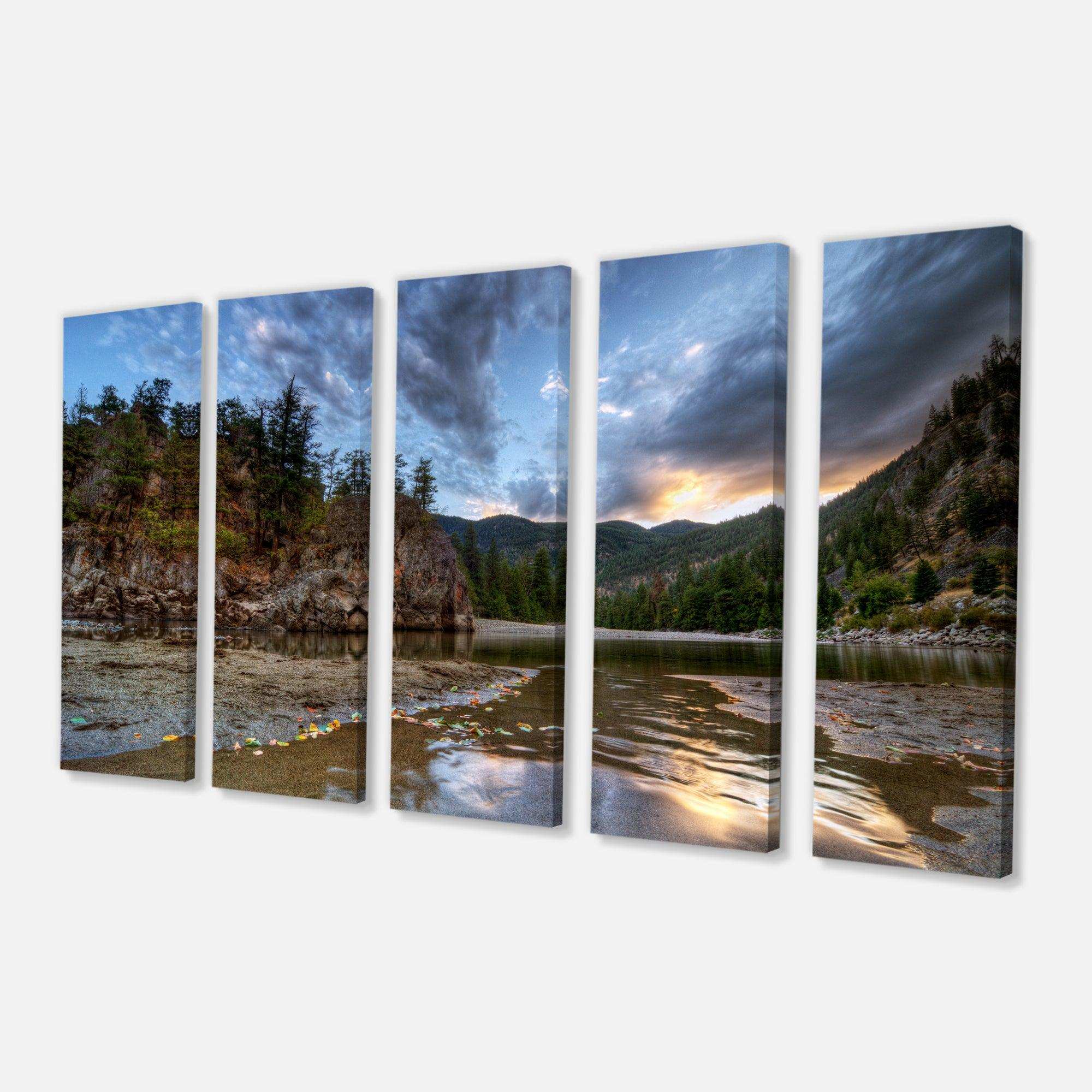 Peaceful Evening at Mountain Creek Multi-Panels