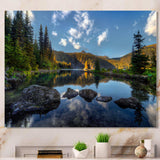 Mountain Lake Surrounded by Trees