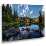 Mountain Lake Surrounded by Trees