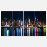 New York Midtown Night Panorama Multi-Panels