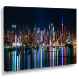 New York Midtown Night Panorama