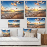 Sunrise on Beach of Caribbean Sea