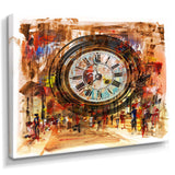 People and Time Acrylic Painting