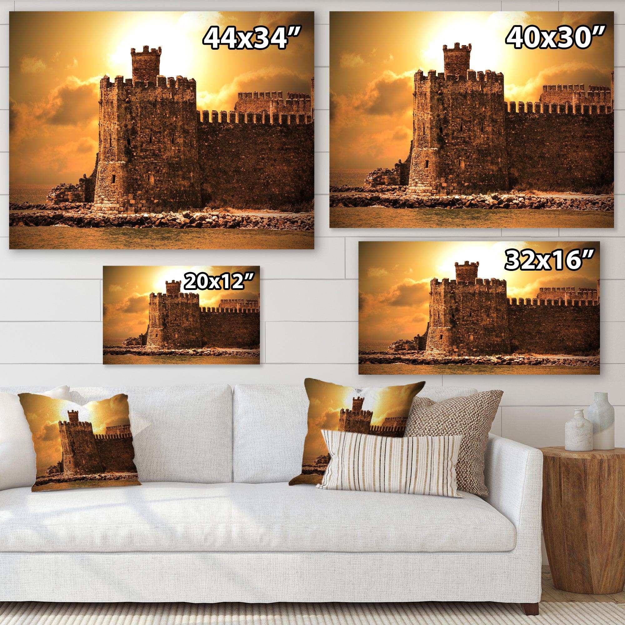 Old Castle at Sunset