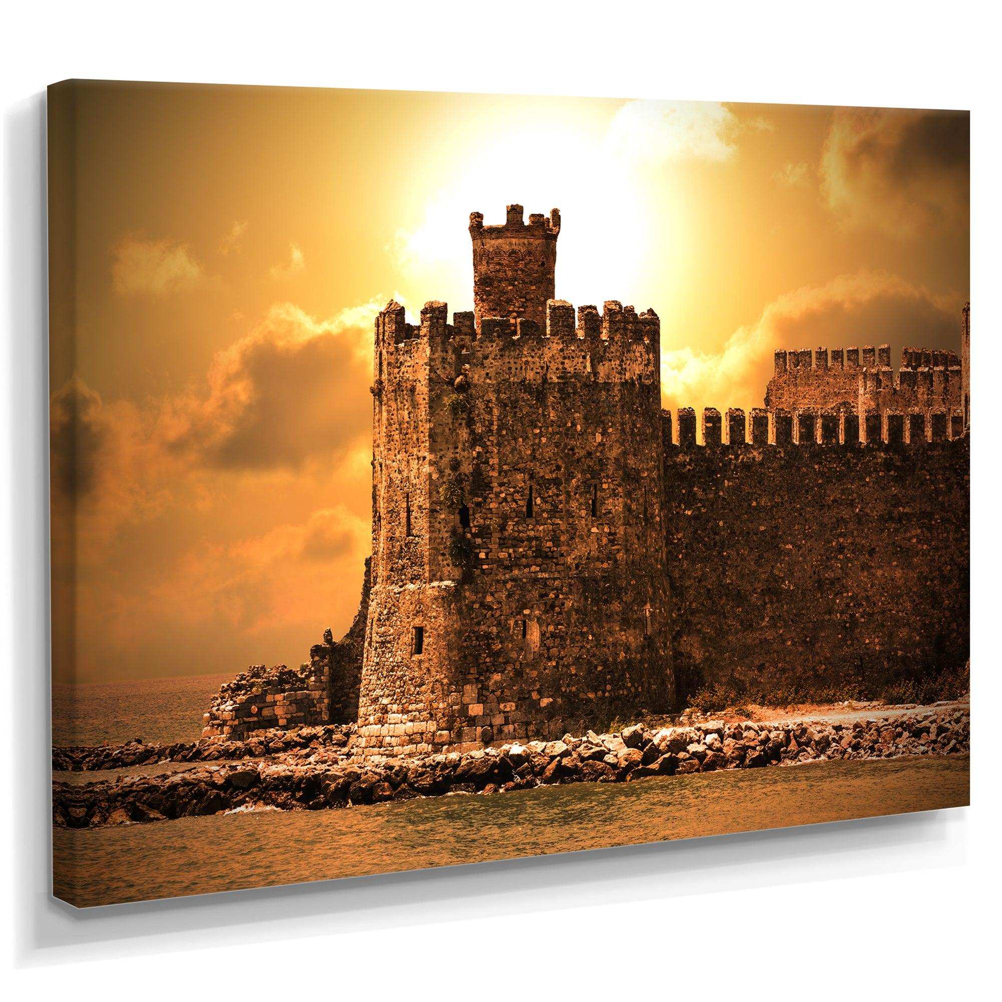 Old Castle at Sunset