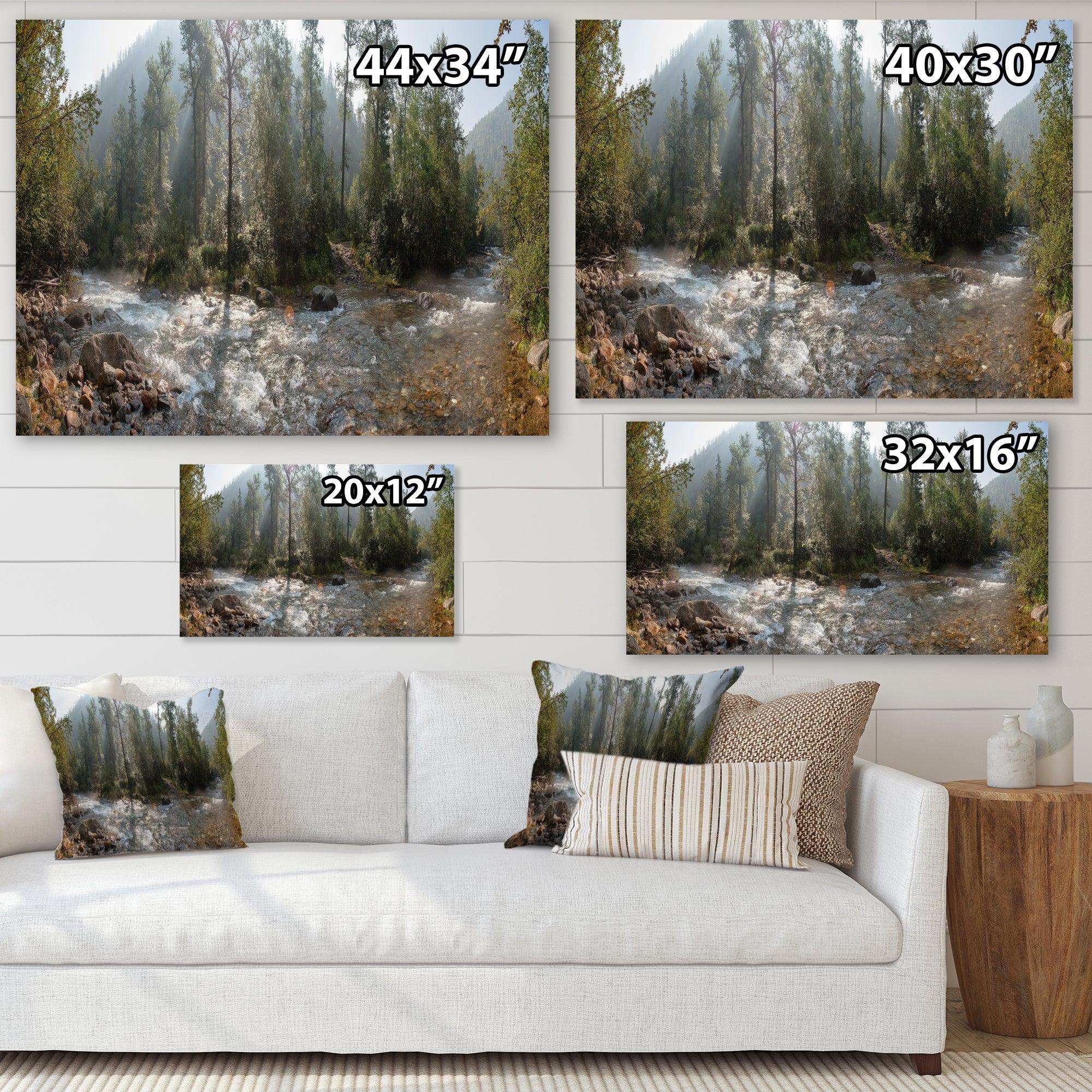 Mountain River Panorama