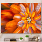 Massive Orange Fractal Flower