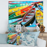 Rowing Boats on the Lake in Pokhara