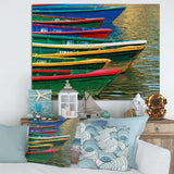 Color Boats on Phewa Lake Nepal