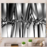 Black White Crystal Background