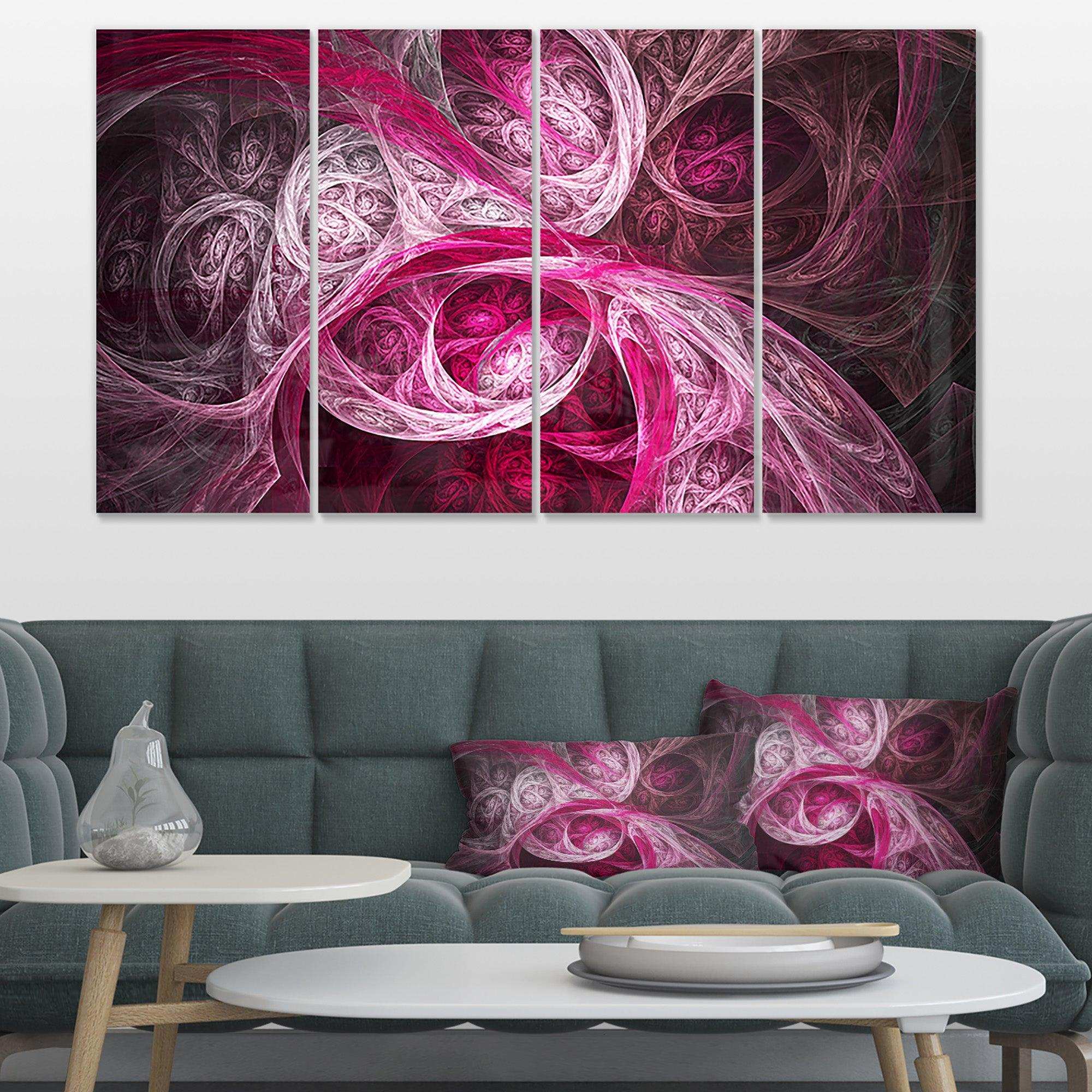 Mystic Pink Fractal Multi-Panels