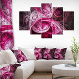 Mystic Pink Fractal Multi-Panels