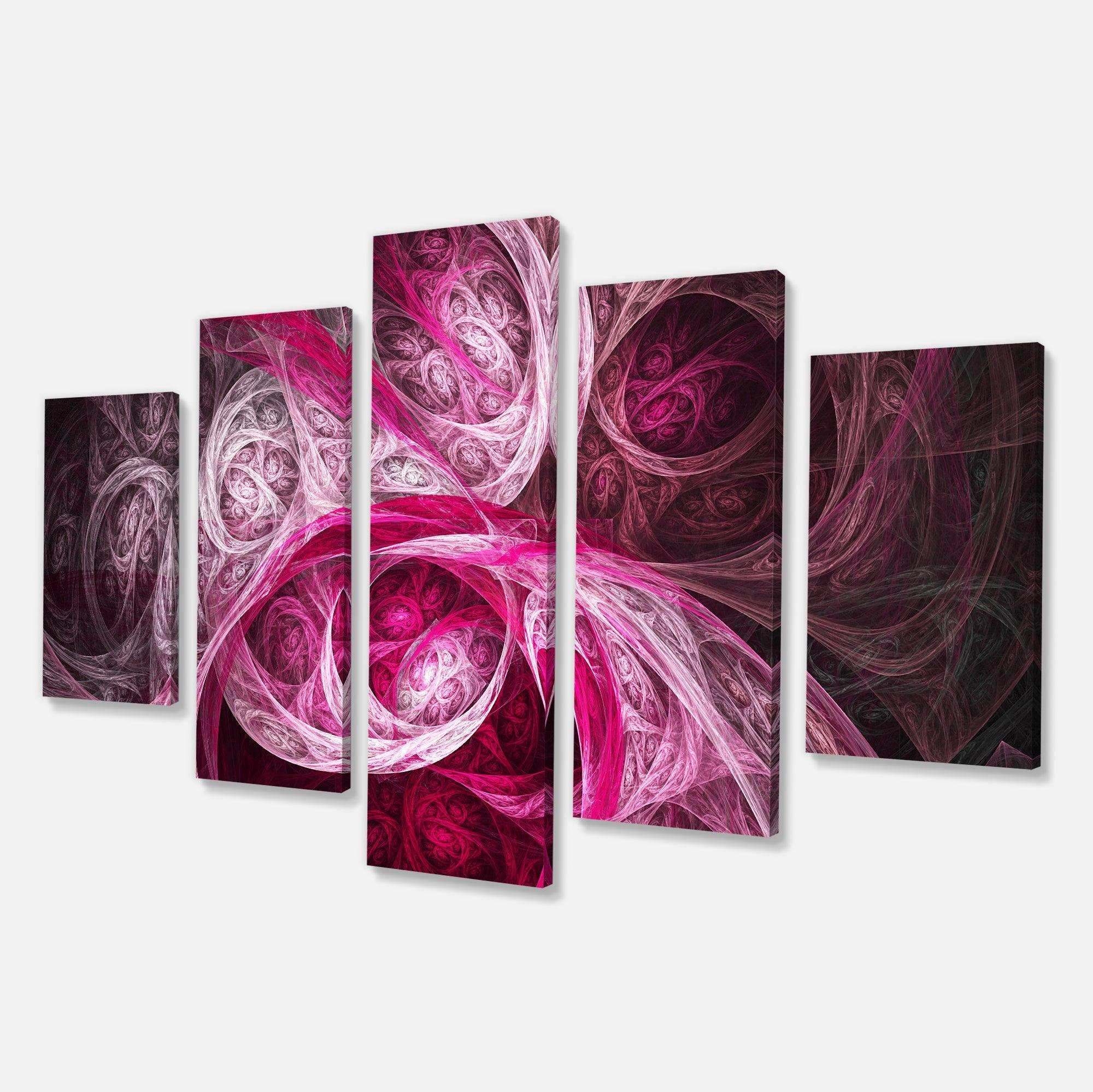Mystic Pink Fractal Multi-Panels