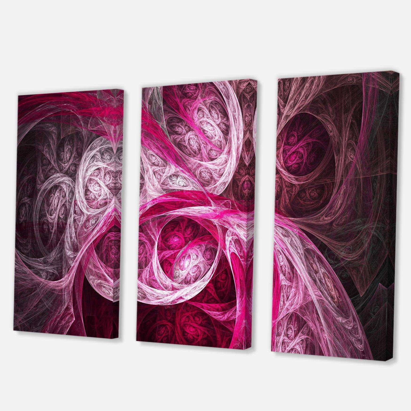 Mystic Pink Fractal Multi-Panels