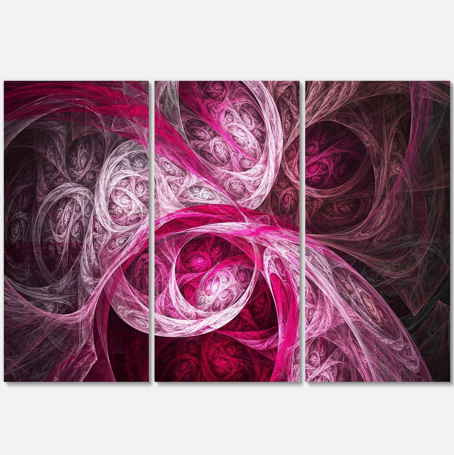 Mystic Pink Fractal Multi-Panels