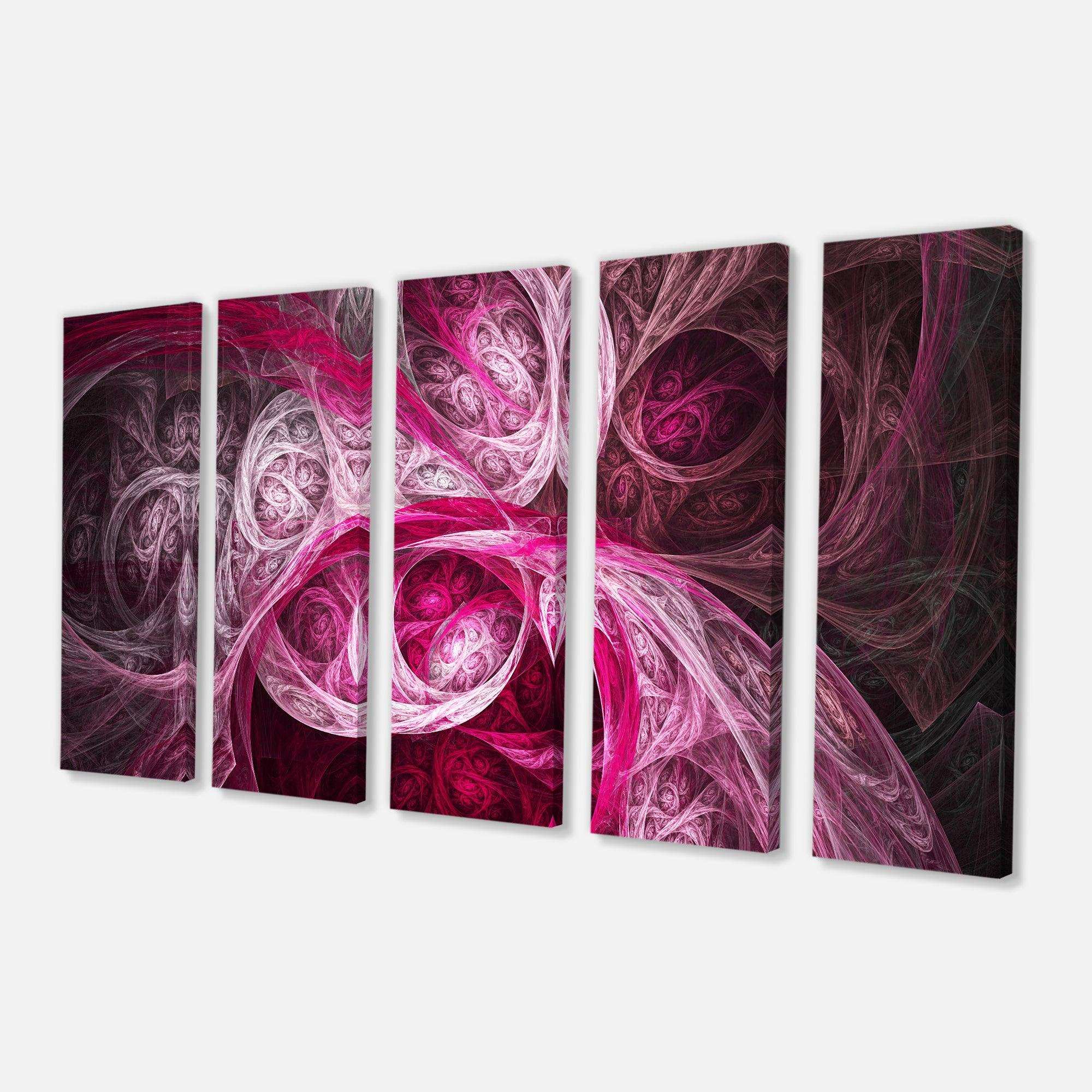 Mystic Pink Fractal Multi-Panels