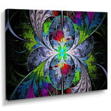 Multi Color Fractal Stained Glass