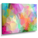 Multi Color Polygonal Mosaic Pattern