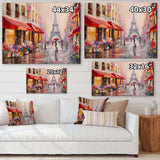 Lovers in Paris Eiffel Tower