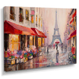 Lovers in Paris Eiffel Tower