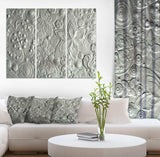 Silver flower embossing Multi-Panels