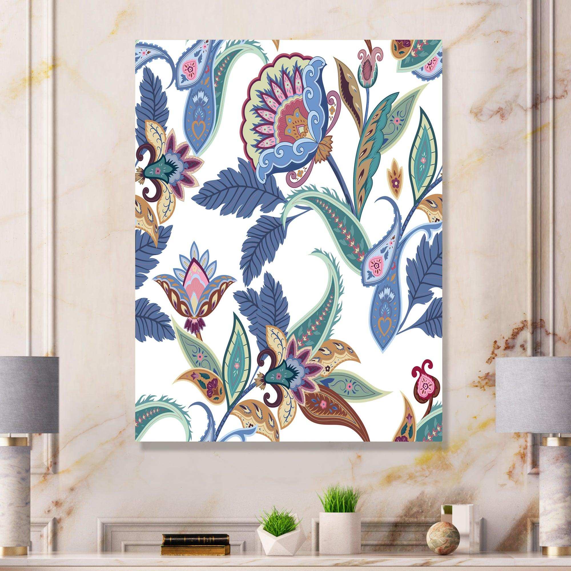 Fantasy Flowers Paisley Pattern