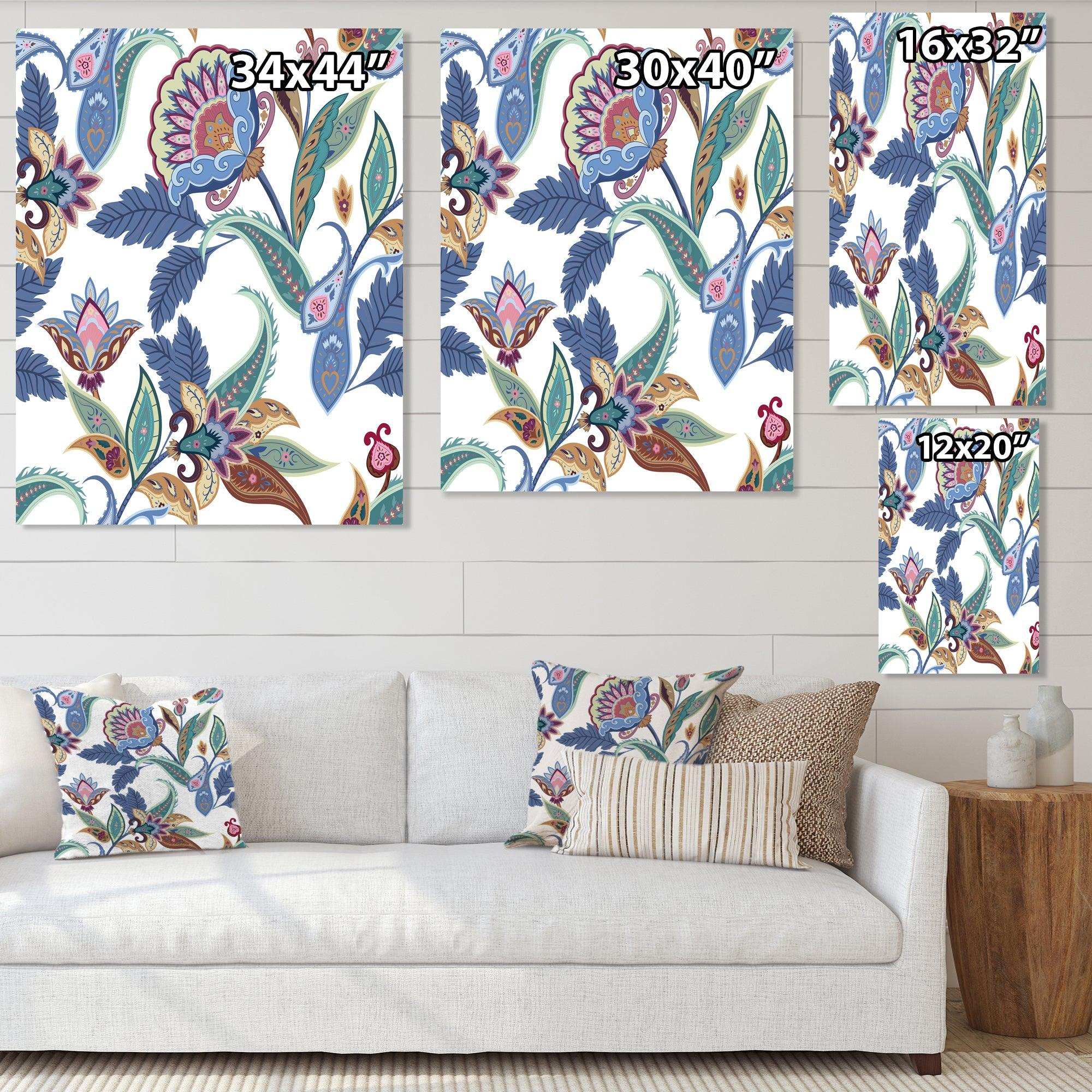 Fantasy Flowers Paisley Pattern