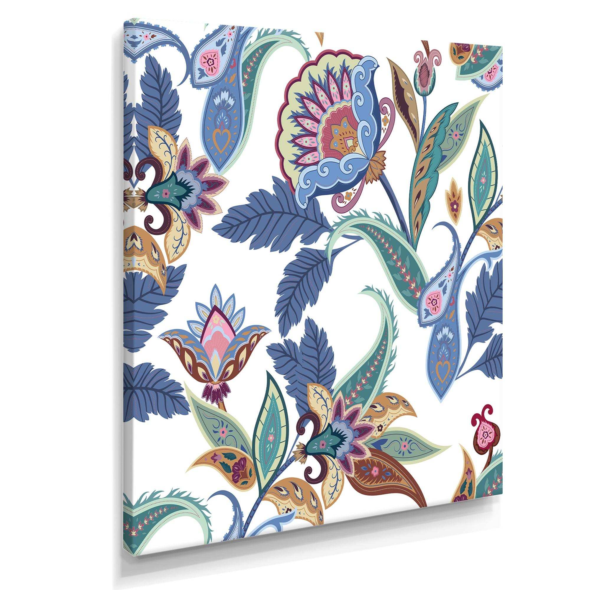 Fantasy Flowers Paisley Pattern