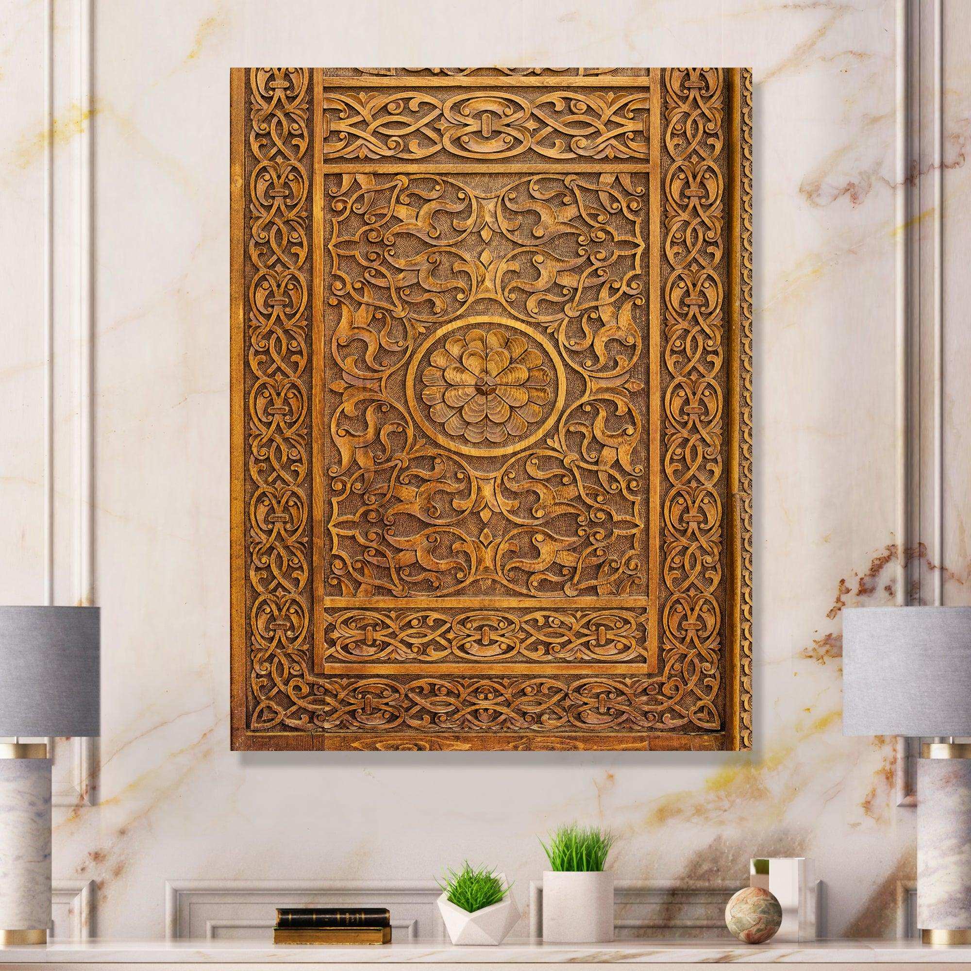 Old Carved Wooden Door