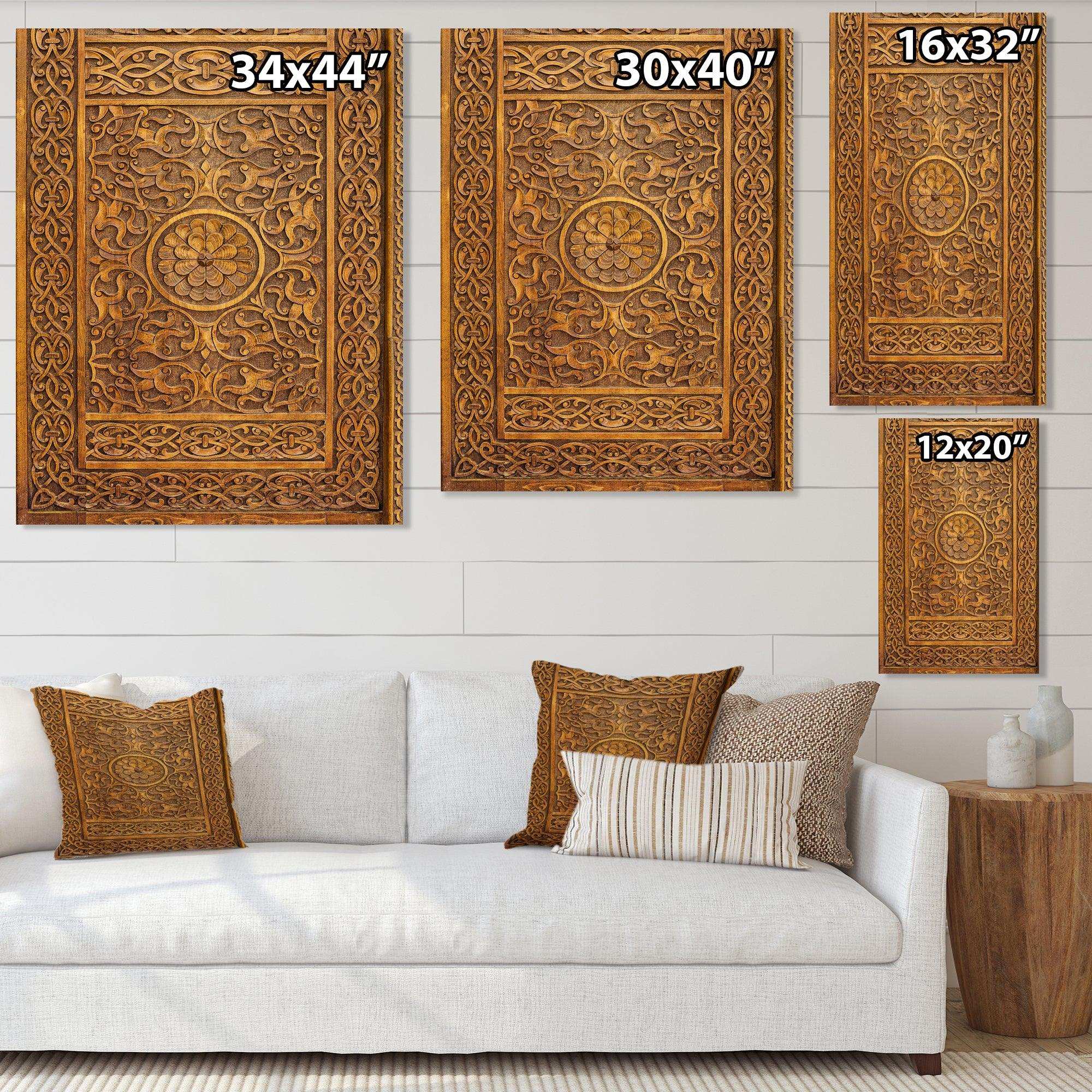 Old Carved Wooden Door