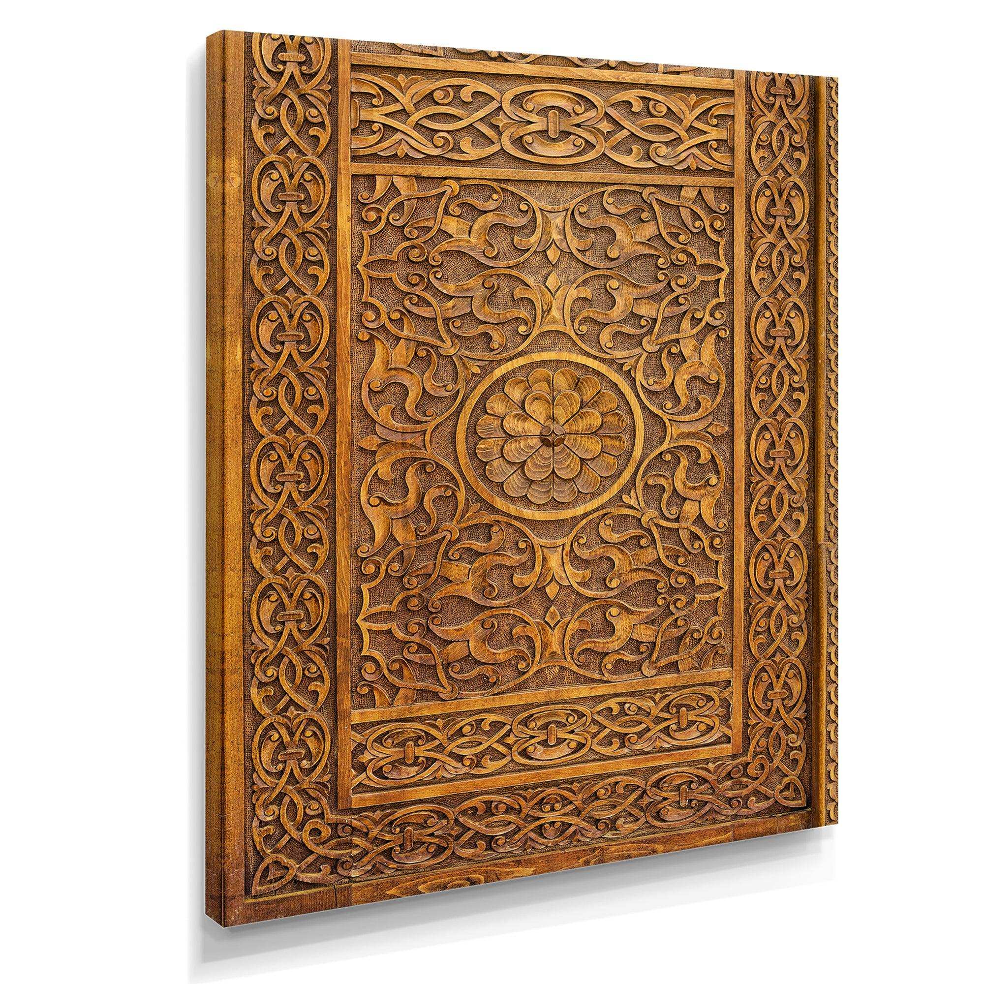 Old Carved Wooden Door