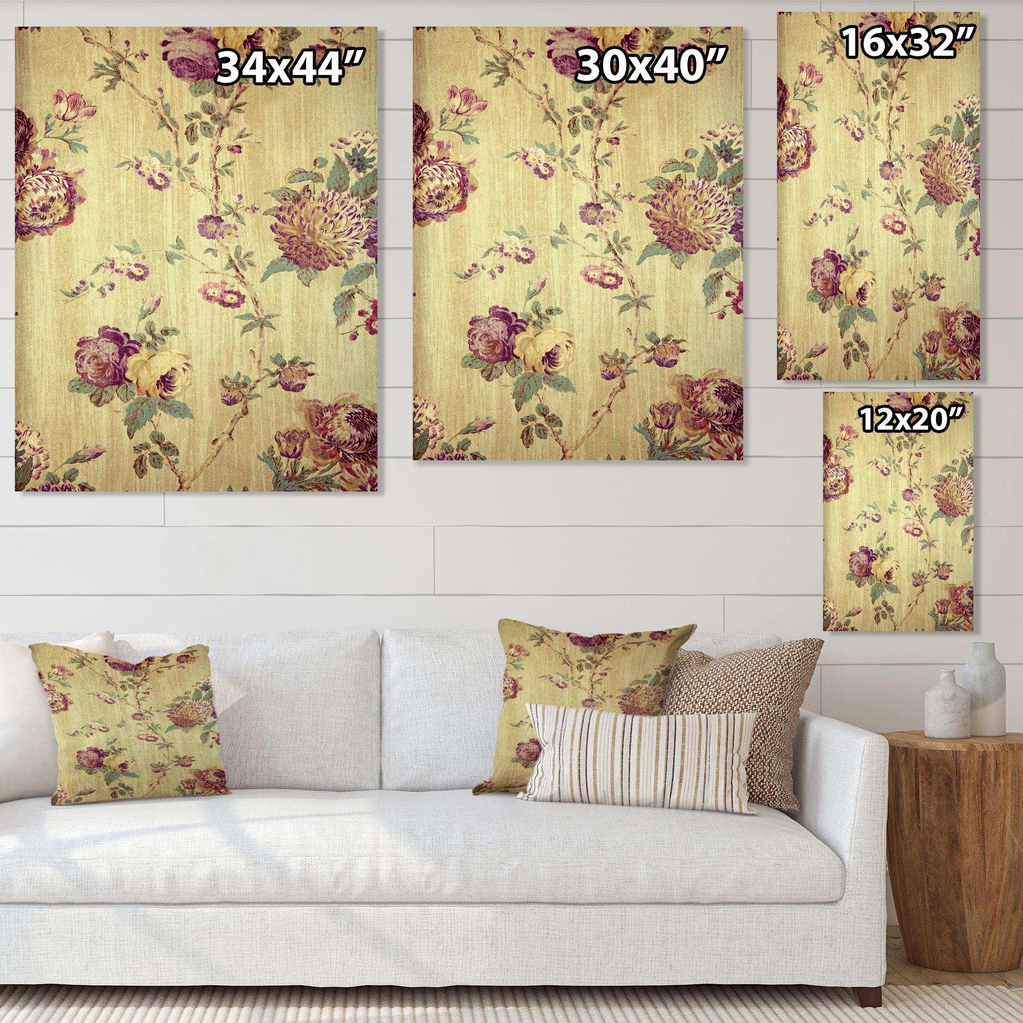 Vintage Purple Flowers