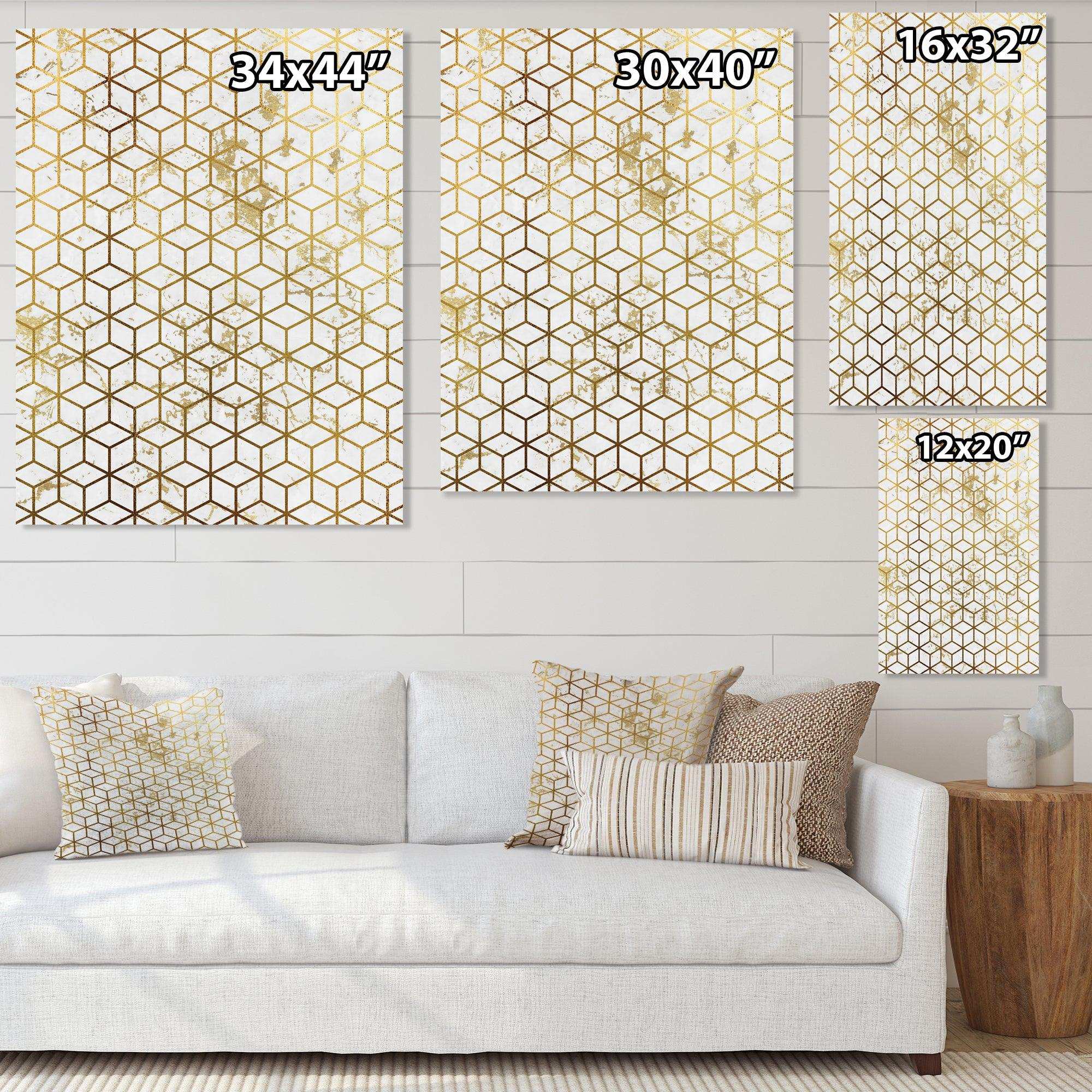 Yello and Golden Geometric Cubes