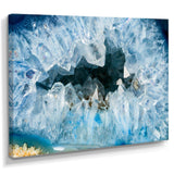 Geode Interior with Light Blue crystals