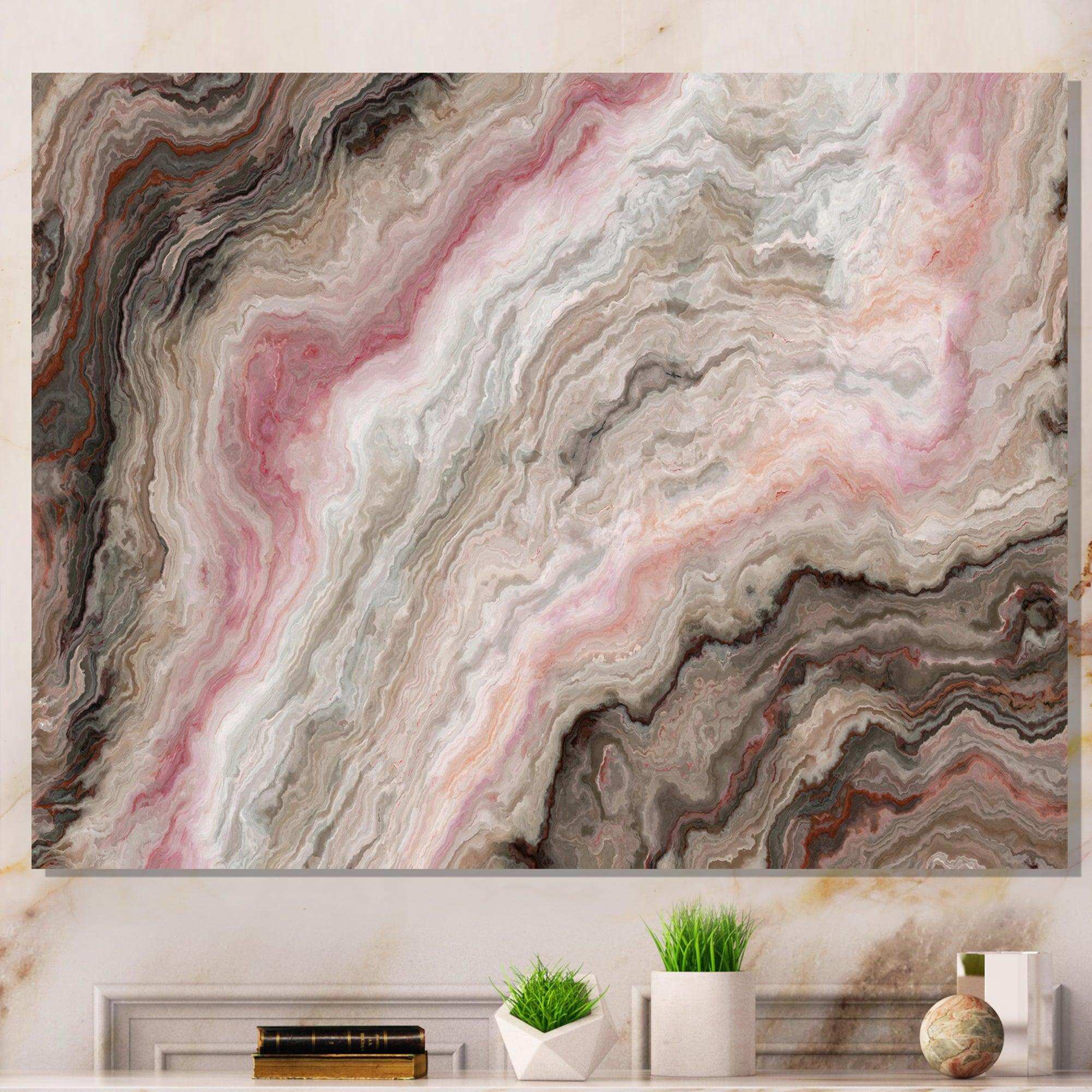 Grey Onyx with Rose Inclusions