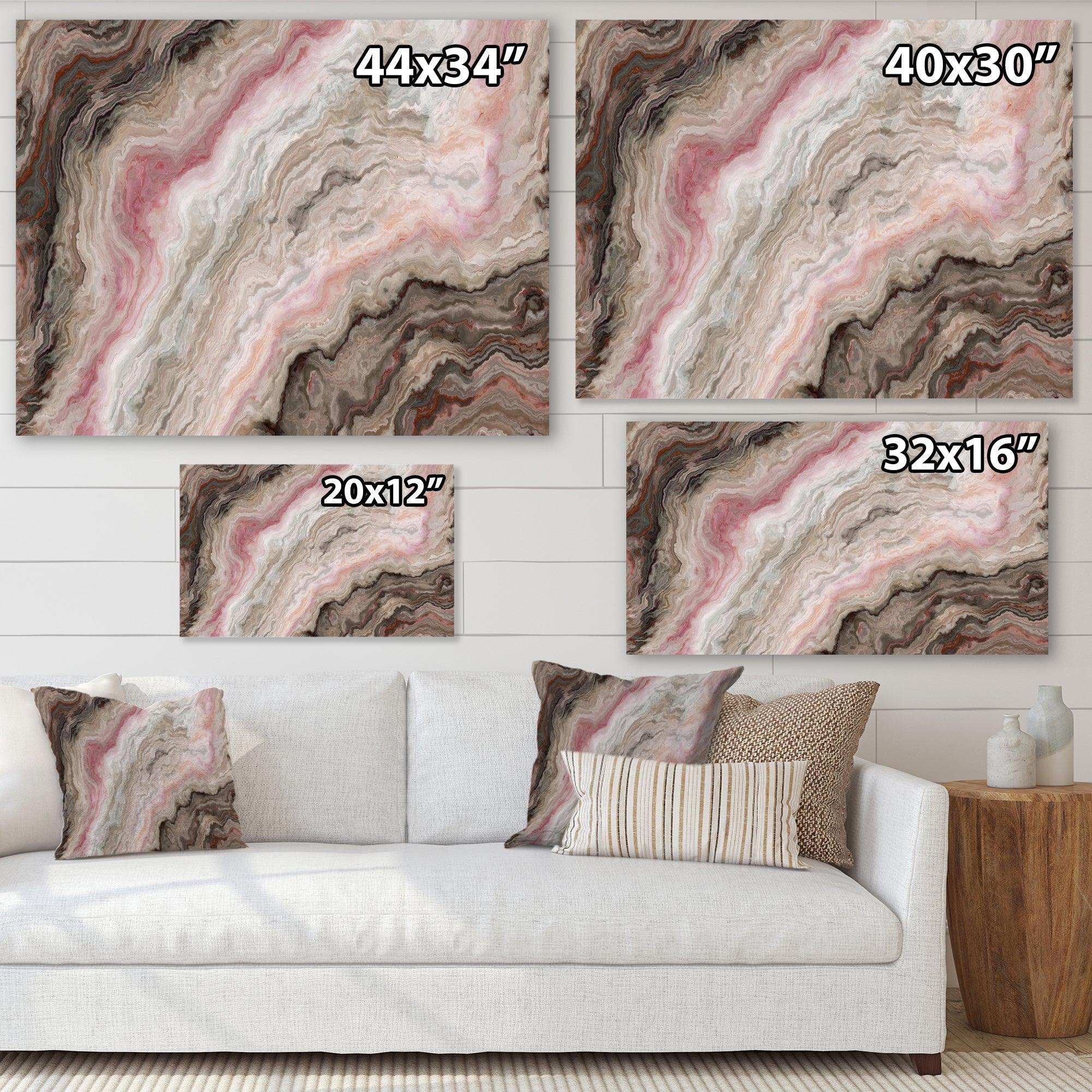 Grey Onyx with Rose Inclusions