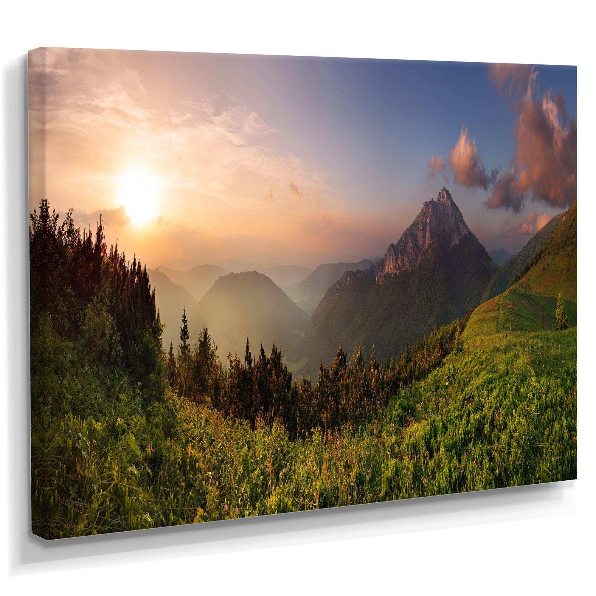 MountaIn Peak During Sunset