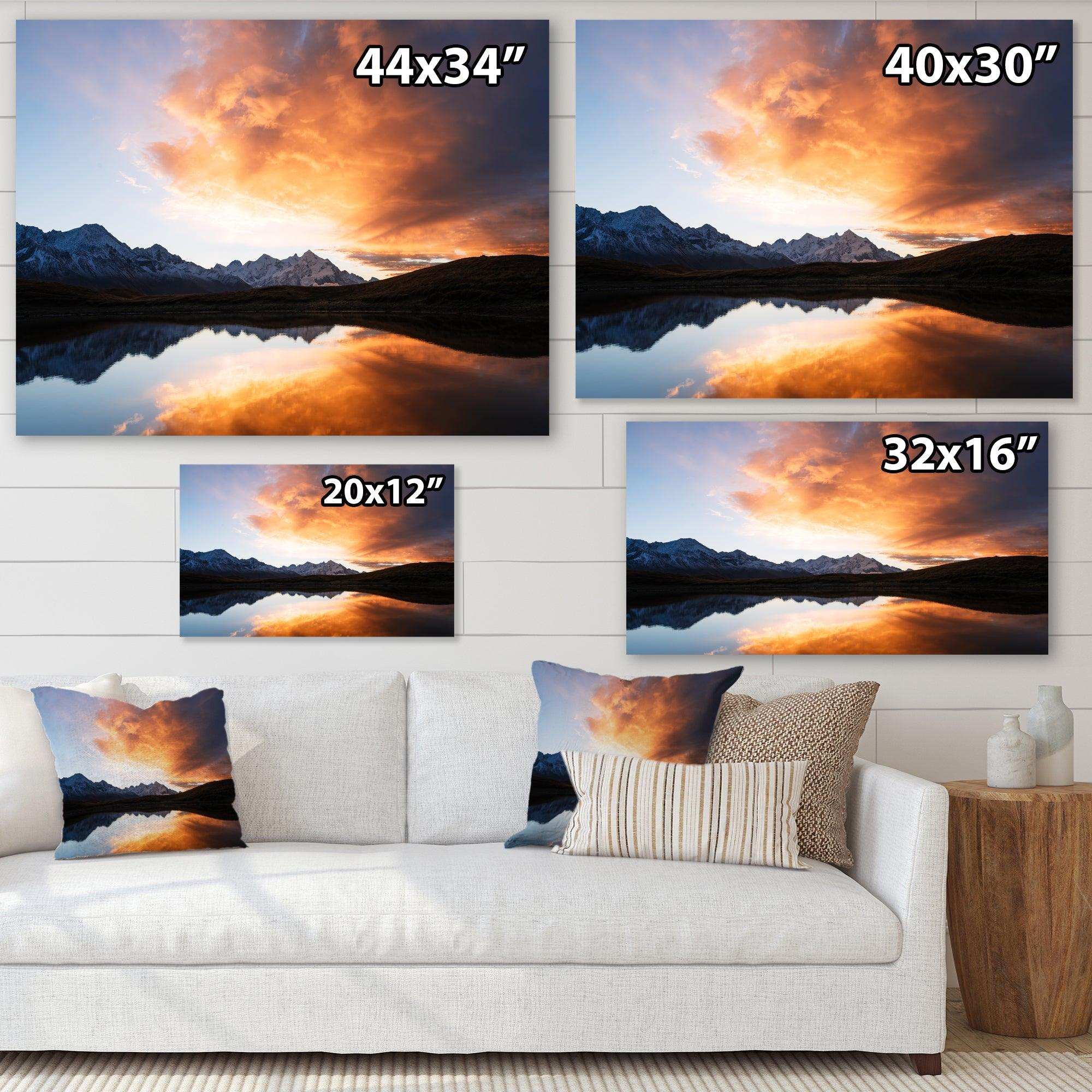 Morning Sunsrise Mountainscape