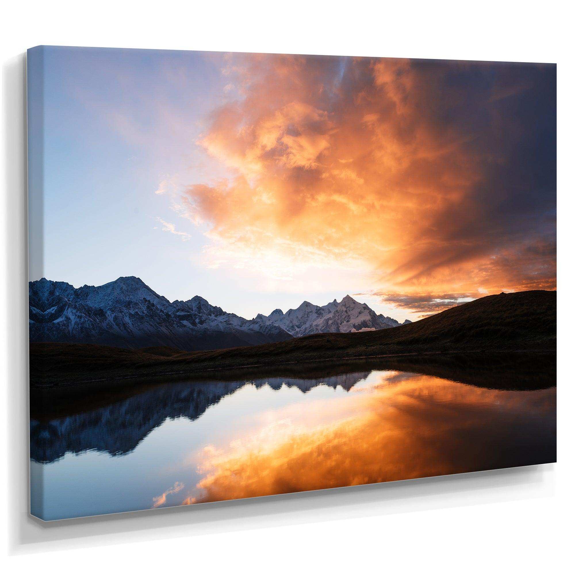 Morning Sunsrise Mountainscape