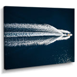 Aerial View Of Speed Boat In Mediterranean Sea