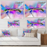 Black River On Purple And Blue Landscape