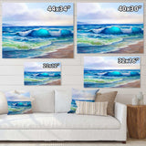 Seascape With Sunlight Catching A Wave