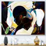 Union Of Male And Female Faces I