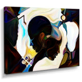 Union Of Male And Female Faces I