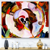 Union Of Male And Female Faces III