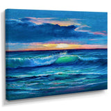 Sunshine Reflecting Throug Braking Waves IX