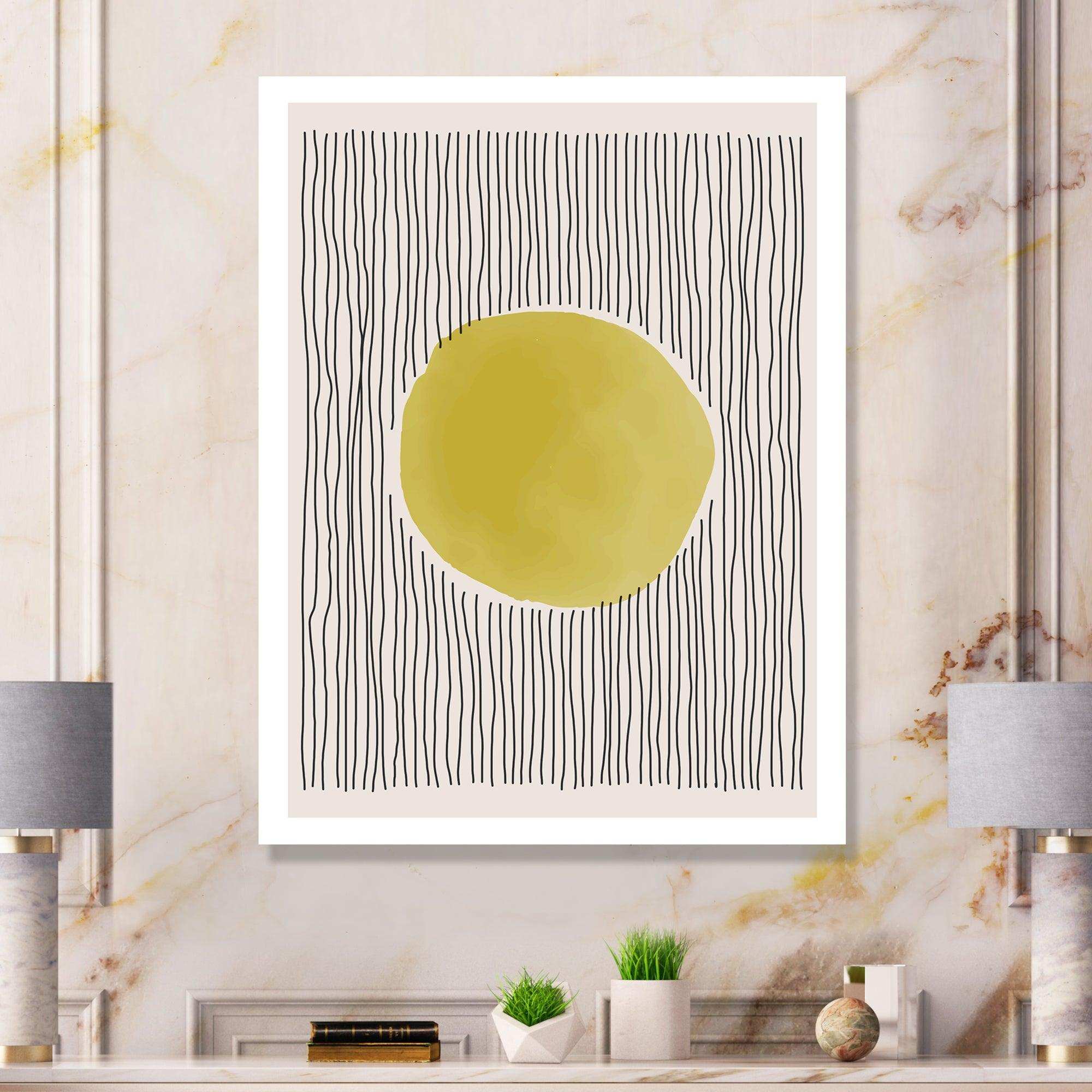 Minimal Geometric Lines And Circle I