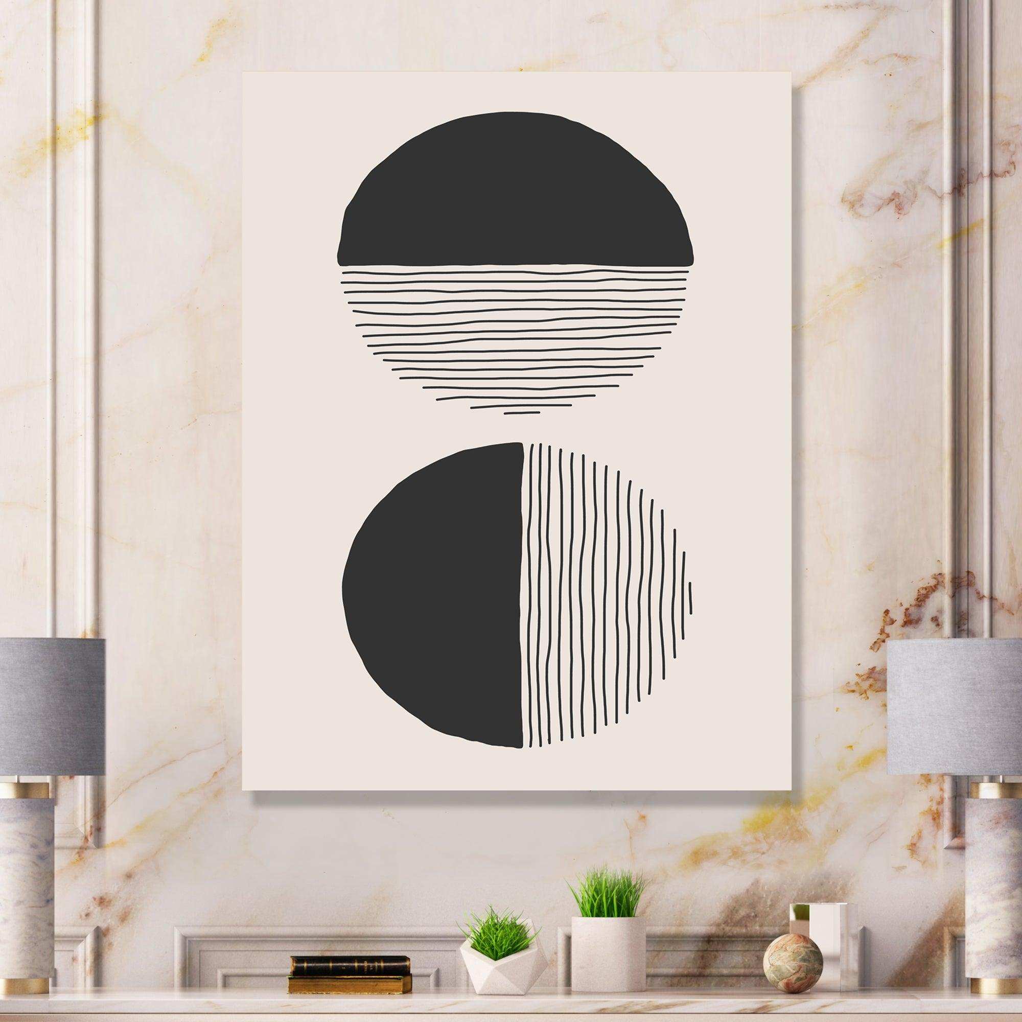 Minimal Geometric Lines And Circle IV