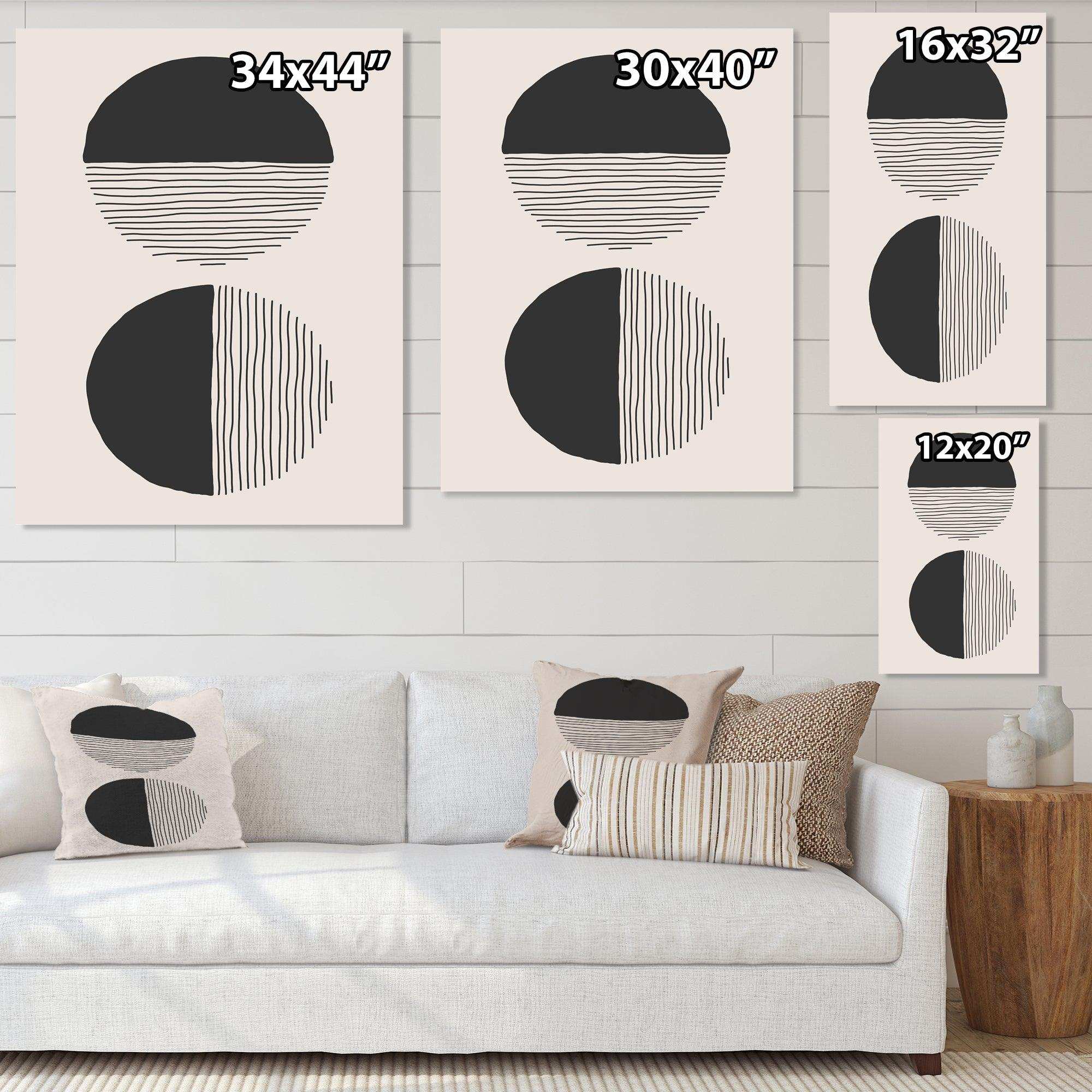 Minimal Geometric Lines And Circle IV