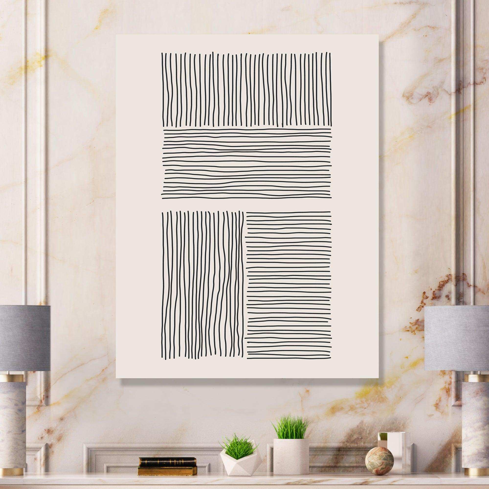 Minimal Geometric Lines And Squares IV